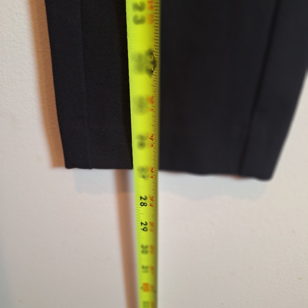 Rag & Bone New York Ankle Pants Size 4 Black Skinny Back Zip Stretch - Picture 8 of 8
